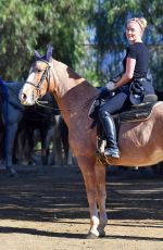 AMBER HEARD Out on Horseback Ride in Los Angeles 11/28/2020
