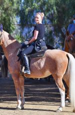 AMBER HEARD Out on Horseback Ride in Los Angeles 11/28/2020
