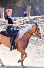 AMBER HEARD Out on Horseback Ride in Los Angeles 11/28/2020