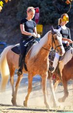 AMBER HEARD Out on Horseback Ride in Los Angeles 11/28/2020