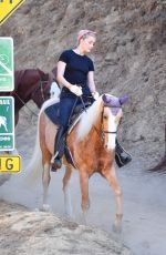 AMBER HEARD Out on Horseback Ride in Los Angeles 11/28/2020