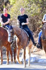 AMBER HEARD Out on Horseback Ride in Los Angeles 11/28/2020