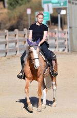 AMBER HEARD Out on Horseback Ride in Los Angeles 11/28/2020