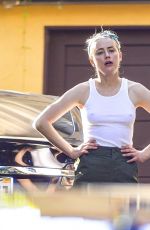 AMBER HEARD Outside Her Home in Los Angeles 11/02/2020
