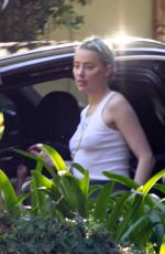 AMBER HEARD Outside Her Home in Los Angeles 11/02/2020