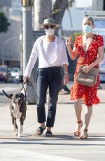 AMBER HEARD Shopping at a Farmers Market in Los Angeles 11/22/2020
