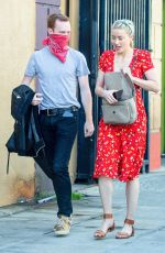 AMBER HEARD Shopping at a Farmers Market in Los Angeles 11/22/2020