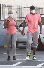 AMBER ROSE Heading to a Gym in West Hollywood 11/04/2020
