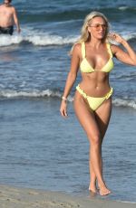 AMBER TURNER in Bikini at a Beach in Crete 11/15/2020