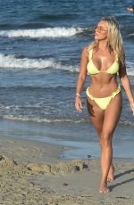 AMBER TURNER in Bikini at a Beach in Crete 11/15/2020