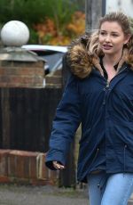 AMY HART Out with Her Dog in West Sussex 11/27/2020