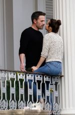 ANA DE ARMAS and Ben Affleck Kissing on a Balcony in New Orleans 11/19/2020