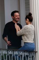 ANA DE ARMAS and Ben Affleck Kissing on a Balcony in New Orleans 11/19/2020