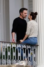 ANA DE ARMAS and Ben Affleck Kissing on a Balcony in New Orleans 11/19/2020