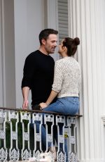 ANA DE ARMAS and Ben Affleck Kissing on a Balcony in New Orleans 11/19/2020