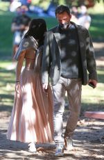 ANA DE ARMAS and Ben Affleck Out at a Park in Santa Monica 11/28/2020