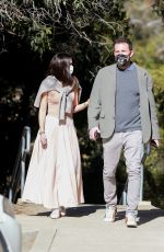 ANA DE ARMAS and Ben Affleck Out at a Park in Santa Monica 11/28/2020