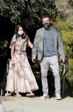 ANA DE ARMAS and Ben Affleck Out at a Park in Santa Monica 11/28/2020