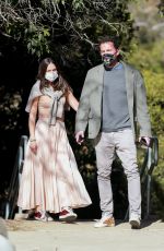 ANA DE ARMAS and Ben Affleck Out at a Park in Santa Monica 11/28/2020