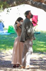 ANA DE ARMAS and Ben Affleck Out at a Park in Santa Monica 11/28/2020