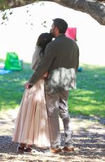 ANA DE ARMAS and Ben Affleck Out at a Park in Santa Monica 11/28/2020