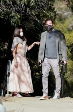 ANA DE ARMAS and Ben Affleck Out at a Park in Santa Monica 11/28/2020