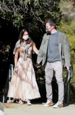 ANA DE ARMAS and Ben Affleck Out at a Park in Santa Monica 11/28/2020