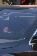 ANA DE ARMAS and Ben Affleck Out Driving Their Mercedes in Los Angeles 11/27/2020