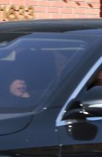 ANA DE ARMAS and Ben Affleck Out Driving Their Mercedes in Los Angeles 11/27/2020