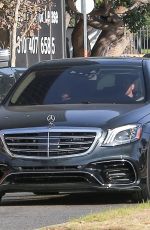 ANA DE ARMAS and Ben Affleck Out Driving Their Mercedes in Los Angeles 11/27/2020