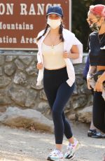 ANA DE ARMAS Out Hiking with a Friend in Los Angeles 11/29/2020