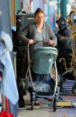 ANNA PAQUIN on the Set of Modern Love in New York 11/04/2020