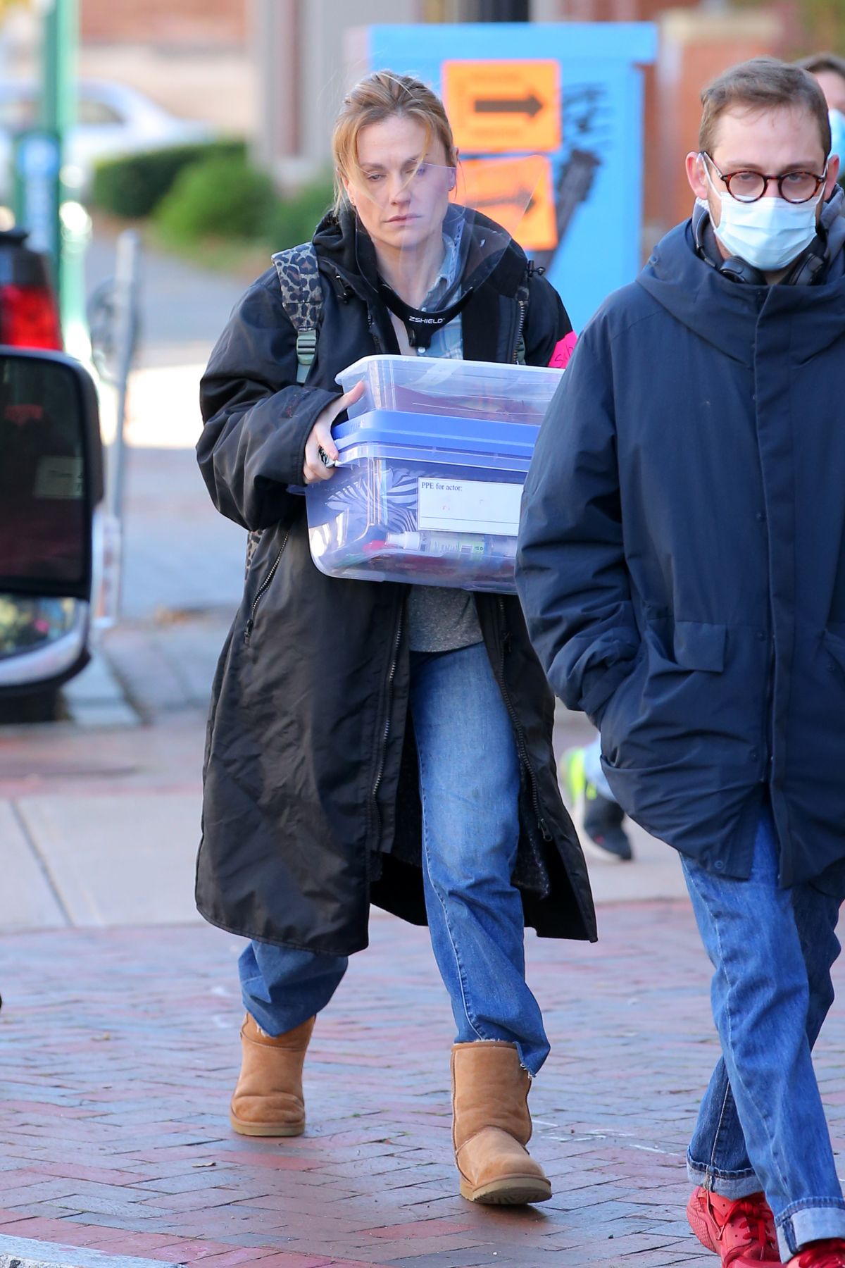 ANNA PAQUIN on the Set of Modern Love in New York 11/04/2020 – HawtCelebs