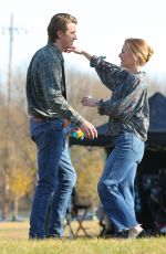 ANNA PAQUIN on the Set of Modern Love in New York 11/06/2020