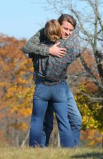 ANNA PAQUIN on the Set of Modern Love in New York 11/06/2020