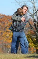 ANNA PAQUIN on the Set of Modern Love in New York 11/06/2020