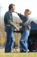 ANNA PAQUIN on the Set of Modern Love in New York 11/06/2020