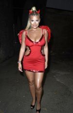 APOLLONIA LLEWELLYN at a Halloween Party in Manchester 10/31/2020