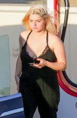 ARIEL WINTER at a Charging Station in Burbank 11/12/2020