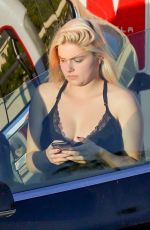 ARIEL WINTER at a Charging Station in Burbank 11/12/2020