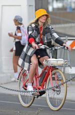 ARIELLE VANDENBERG Out for a Bike Ride in Los Angeles 11/02/2020