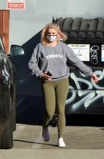 ARILE WINTER Leaves a Studio in Los Angeles 11/09/2020