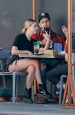 ASHLEY BENSON and G-Eazy Out for Lunch in Los Angeles 11/02/2020