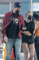 ASHLEY BENSON and G-Eazy Out for Lunch in Los Angeles 11/02/2020