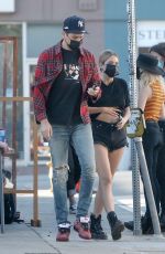 ASHLEY BENSON and G-Eazy Out for Lunch in Los Angeles 11/02/2020