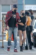 ASHLEY BENSON and G-Eazy Out for Lunch in Los Angeles 11/02/2020