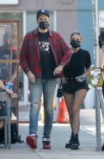 ASHLEY BENSON and G-Eazy Out for Lunch in Los Angeles 11/02/2020