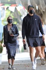ASHLEY BENSON and G-Eazy Out Shopping and Getting Lunch in Los Angeles 11/05/2020