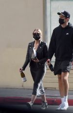 ASHLEY BENSON and G-Eazy Out Shopping and Getting Lunch in Los Angeles 11/05/2020