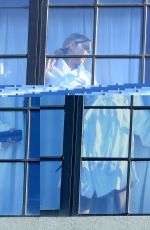 ASHLEY BENSON in Her Hotel in New York 11/24/2020
